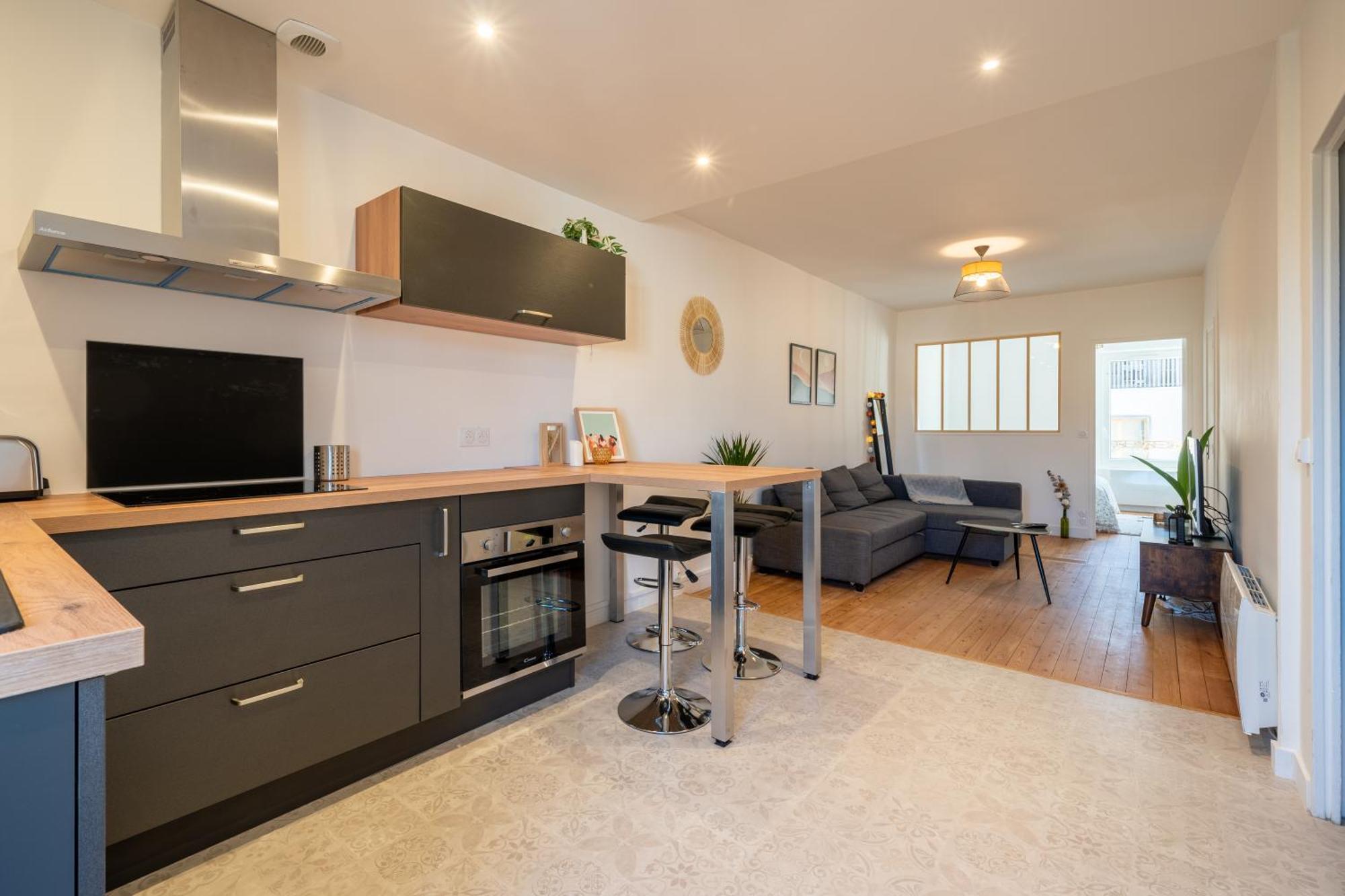 T2 Cosy A Deux Pas De La Gare Apartment น็องต์ ภายนอก รูปภาพ